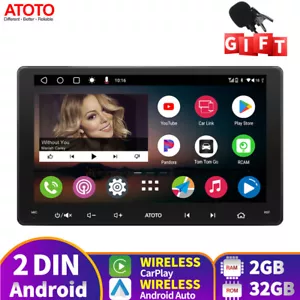 ATOTO A6 PF 9 Zoll Doppel 2DIN Autoradio mit CarPlay Android Auto Dual Bluetooth - Bild 1 von 12