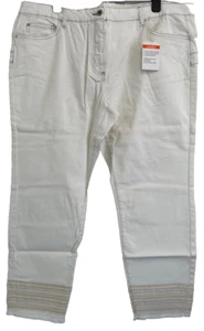 Kaleidoscope *Petite Sizes* Ecru Jeans (E57504) - Picture 1 of 3