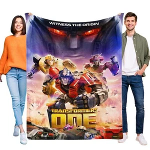 Transformers One Super Soft Flannel Throw Blanket for Bed Sofa All Season Gifts - Picture 1 of 7