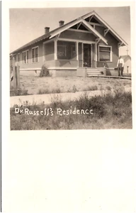 Dr. Russell's Residence in Huntley Montana MT 1910s RPPC Postcard Photo - Picture 1 of 2