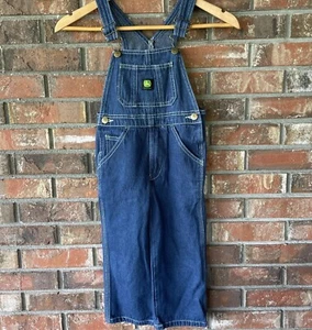 John Deere Denim Overalls, Youth 5, Dark Blue - Picture 1 of 11