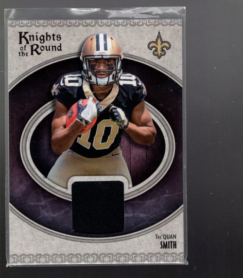 B1487- 2018 Panini Knights of the Round Rookie Memorabilia #35 Tre'Quan Smith - Image 1 of 2
