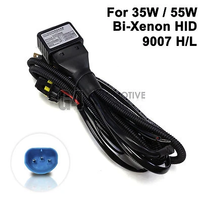 NEW 9007 9004 HID Relay Harness 12V 35W/55W Bi-Xenon Hi/Lo H/L Wiring Controller - Image 1 of 4