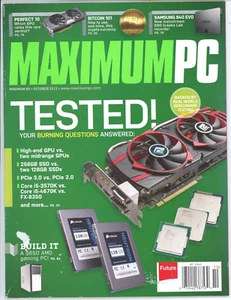 Oct 2013 Maximum PC Magazine BITCOIN 101 San Diego Comic Con - Picture 1 of 3