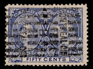 #60 Jubilee 50c Canada used - Picture 1 of 2