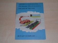 1958 Manchester Oxford Road End Of The Line British Rail Brochure A.C.Electric L