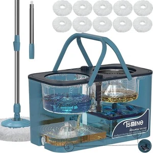 Mops and Buckets for Floor Cleaning, 360 Spin Mop and Bucket - Picture 1 of 7