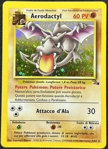 POKÉMON~AERODACTYL~1/62~PRERELEASE~ITA~NM- - Picture 1 of 2