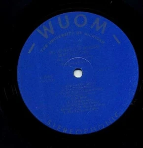 LP de concierto de primavera 1969 Glee Club para hombre de la Universidad de Michigan WUOM - Imagen 1 de 1