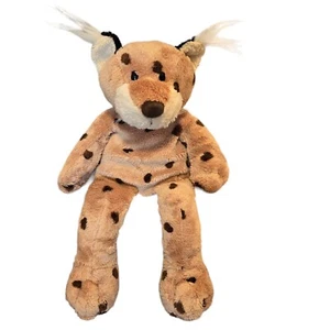 Unipak Lynx Bobcat Wild Cat Bean Bag Plush Toy 13.5 in - Picture 1 of 8