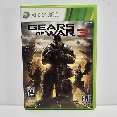 Gears of War 3 (Microsoft Xbox 360, 2011) Very Good - Image 1 of 4