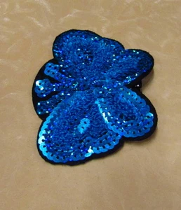 MOLLETTA PER CAPELLI A BECCO FARFALLA BLU    h 6cm largh.8 cm cod.16330 - Imagen 1 de 1