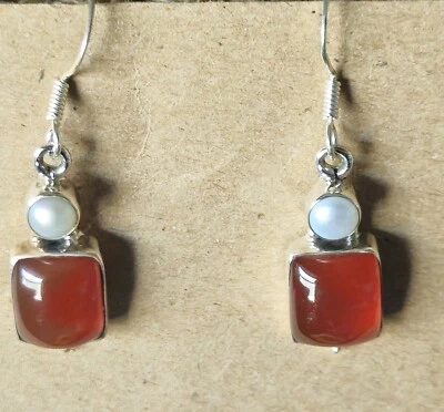 New Fashion Dangle Earrings With 925 Silver Hooks Nickel free Jewelry  - Image 1 of 3