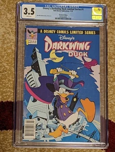 Disney's Darkwing Duck #1 CGC 3.5 Kiosk weiße Seiten 1991 limitiert 1. Erscheinung - Bild 1 von 8