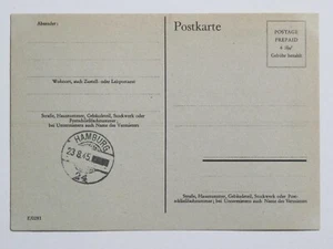 Alliierte Besetzung Behelfsganzsache P 695 g Hamburg 24 1945 ungebraucht * (a53) - Picture 1 of 2