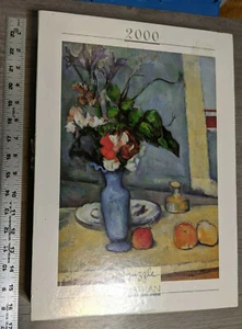 HTF 1997 Nathan Puzzle, Paul Cezanne Blue Vase Jigsaw Art Puzzle, 2000 Pieces - Picture 1 of 4