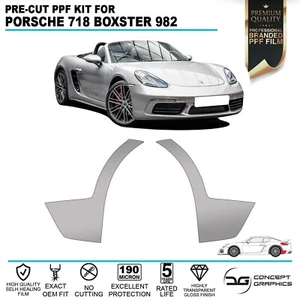 Rear Arch Stone Guard PPF Paint Protection Film Kit For Porsche 718 Boxster 982 - Picture 1 of 5