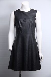 Sold Out New Look Black Faux Leather Dress UK 10 RRP £25.00  