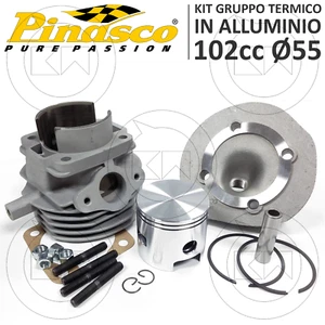 KIT GRUPPO TERMICO 102cc PINASCO CILINDRO ALLUMINIO Ø55 PER VESPA - APE 50 - Imagen 1 de 4