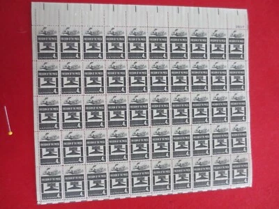 Doc Scott# 1119 Freedom of the Press 4¢ Sheet of 50 MNH - Image 1 of 3