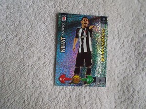 Panini Super Strikes 09-10 Football "NIHAT KAHVECI" Besiktas Trading Card S