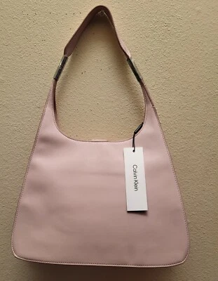 Bolso de hombro Audrey Hobo para mujer CALVIN KLEIN, rosa humo Foto 1 de 4