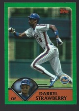 2023 Topps Archives #244 Darryl Strawberry GREEN FOIL #/99 New York Mets