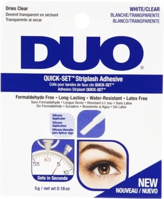 DUO Quickset Adhesive Clear transparenter Wimpernkleber Wimpern 7g - Bild 1 von 4