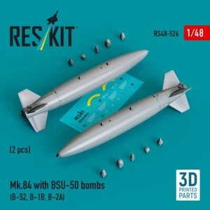 Mk,84 con bombas BSU-50 (2 piezas) (B-52, B-1B, B-2A) escala 1:48 ResKit RS48-0526 - Imagen 1 de 3