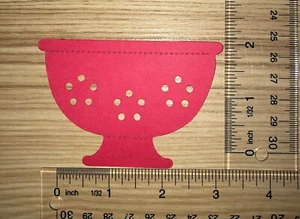 🥗10 COLANDER🥗 cardstock paper die cut embellishments - Picture 1 of 16