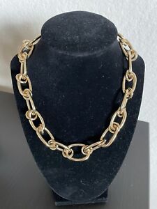 Chucky Gold Chain Link Necklace - Euc!
