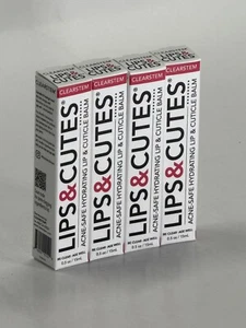 4er Pack - CLEARSTEM Lippen & Süßigkeiten Akne-sicher feuchtigkeitsspendender Lippen- & Nagelhautbalsam 0,5 Oz. - Bild 1 von 2