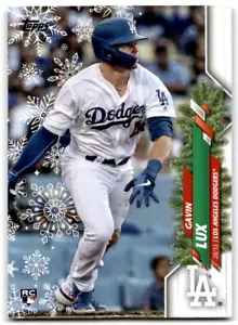 2020 Topps Holiday Gavin Lux Rookie Los Angeles Dodgers #HW1 - Picture 1 of 2
