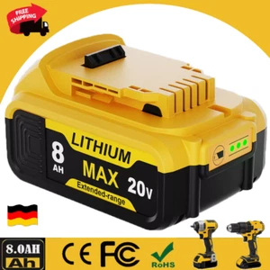 Batería 18V 8,0Ah Para DeWalt DCB184 XR Li-Ion Repuesto DCB182 DCB181 DCB200-2 DCB205 - Imagen 1 de 14