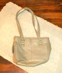 Hush Puppies Shoulder Handbag Purse Genuine Leather Mobile Phone Pocket Zip Tan - Picture 1 of 6