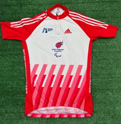 British Paralympic Association Cycling Jersey Adidas | Mens Adult XL Top Shirt - Image 1 of 4
