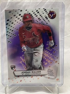 2023 Topps Pristine JORDAN WALKER Purple Refractor 54/99 RC Cardinals - Picture 1 of 3