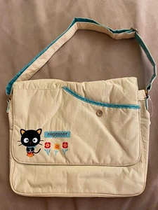 Vintage 2006 Chococat Sanrio Blue and Yellow/Cream Messenger Bag NWT - Picture 1 of 2