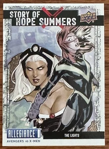 2023 UD Allegiance Avengers vs X-Men Story of Hope Summers The Lights #SH6 - Picture 1 of 2