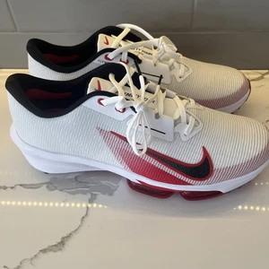 Nike Men's 14  Air Zoom Infinity Tour 2 Golf Shoe University Red FD0218-101 New - Picture 1 of 10