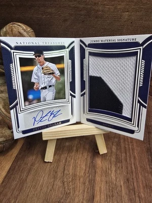 2023 National Treasures Peyton Graham Jumbo Materials Signatures /99 - Image 1 of 4