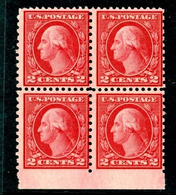 US Scott # 540 - MNH - Block of 4 - Bottom Perfs Missing - CV=$115.00  (15-C259) - Image 1 of 2