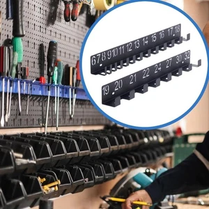 Portable Wrench Organizer Rack Wall Mount Tool Organizer Hanging Hooks - Picture 1 of 11