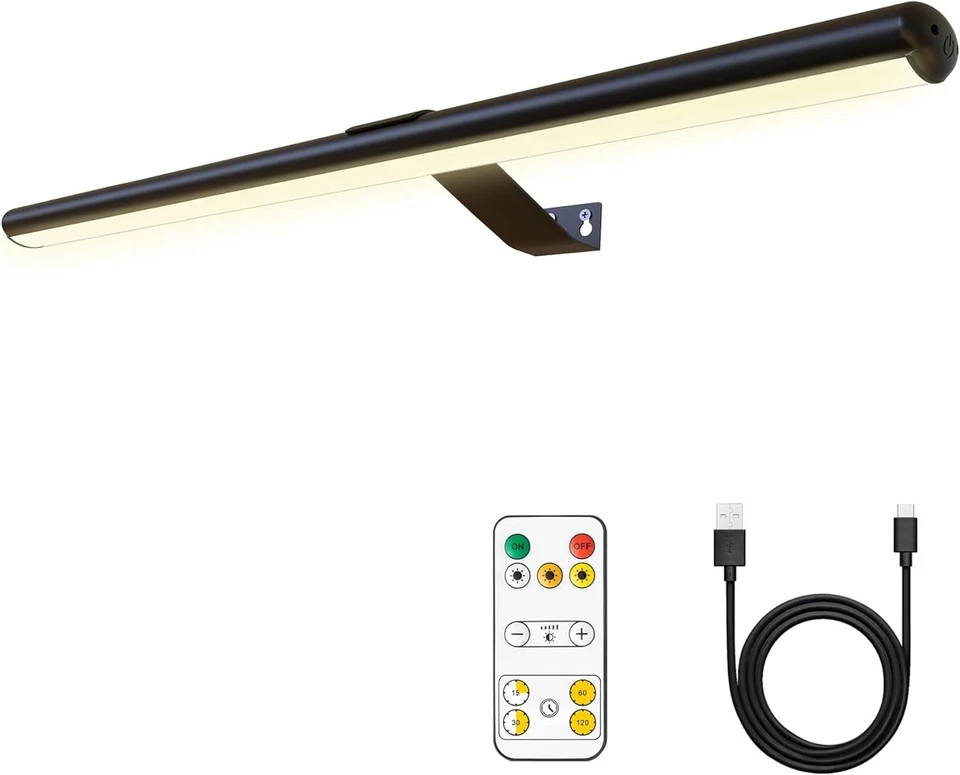22" LED Display Light for Painting/Dartboard – 400LM, 3 Colors, Timer, Dimmable - Image 1 of 4