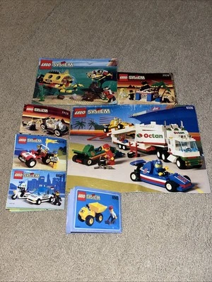 Lego System Instruction Manuals Lot Of 7 6442 5918 6518 6625 5938 6335 6565 - Image 1 of 2