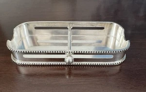 ASPREY of LONDON RARE STERLING SILVER CIGAR REST ASH TRAY STAMPED - Picture 1 of 8
