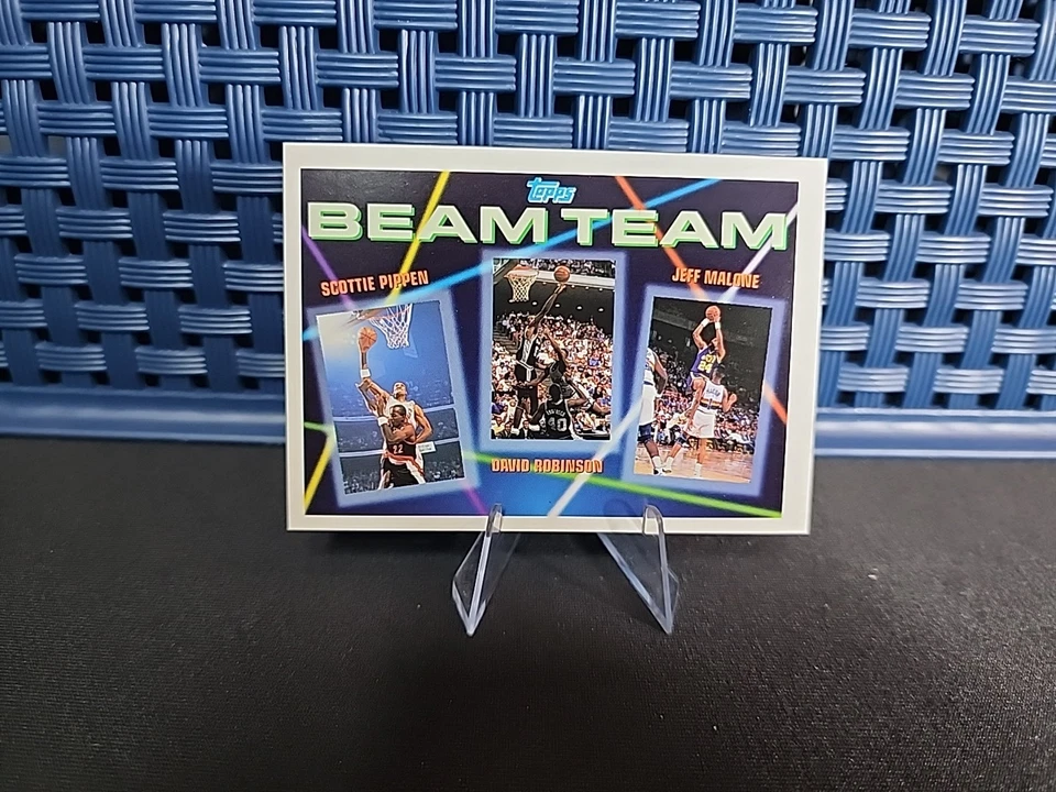 1992-93 Topps - Beam Team David Robinson, Scottie Pippen, Jeff Malone #6 Foto 1 de 1