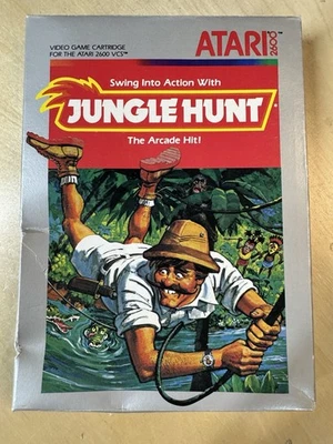 Jungle Hunt (Atari 2600, 1983) Game Complete - CIB - In Clear Protector - Image 1 of 4