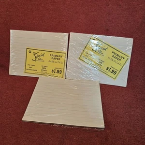 Schreibübung Grundpapier 1. & 2. Klasse: breit liniert Handschrift Vintage - Bild 1 von 7