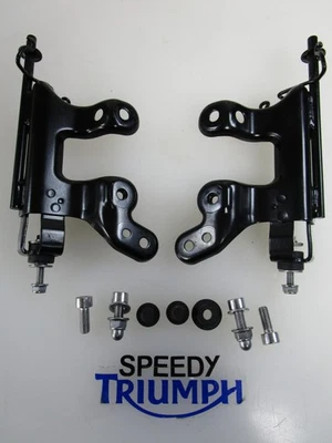 TRIUMPH THRUXTON 1200 / R  HEADLIGHT BRACKETS LH & RH T2706330 T2706331 - Image 1 of 4